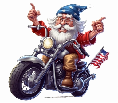Cute Beautiful Patriot Grandpa On Motorbike clipart,Cartoon, hyper realistic, intricate detail, illustration style,high solution, , 32k resolution, ultra high definition
