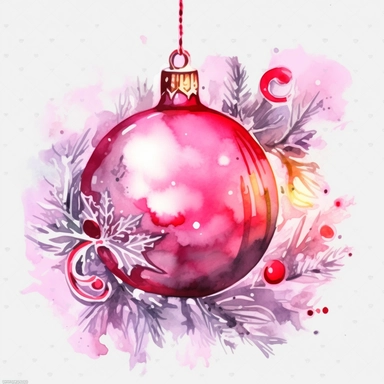 watercolor christmas cards holiday cards greeting card merry christmas cards, in the style of stock photo, light red and purple, anaglyph effect, wrapped vivid striking design png realistic cartoon full body in 32K UHD cute frame 15cm thick no shadow on 8k floor with realistic watercolor And detailed illustrations PNG clipart transparent white background