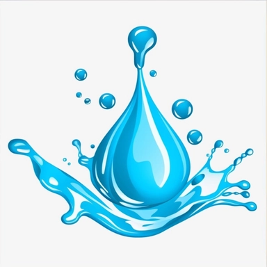 make water drip and splash clipart