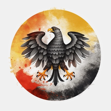 germany logo, white background, clipart