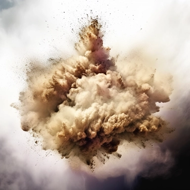 Clipart, A star being born in a dense cloud of dust and gas, hyperrealistic, hyper high definition