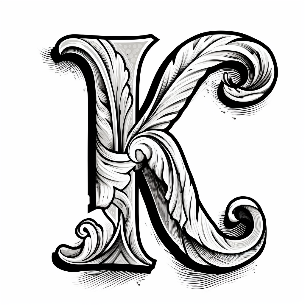 letter k clipart