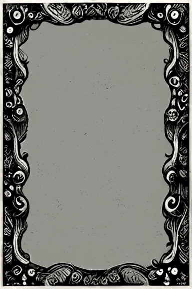 Vintage Halloween gothic style page border, decorative page frame, Vintage fall clipart victorian gothic illustration, photo realistic gothic illustration, art in the style of mc scher winifred luten paul poire and albrecht durer, black ink sketch, black and white, vector, vector illustration