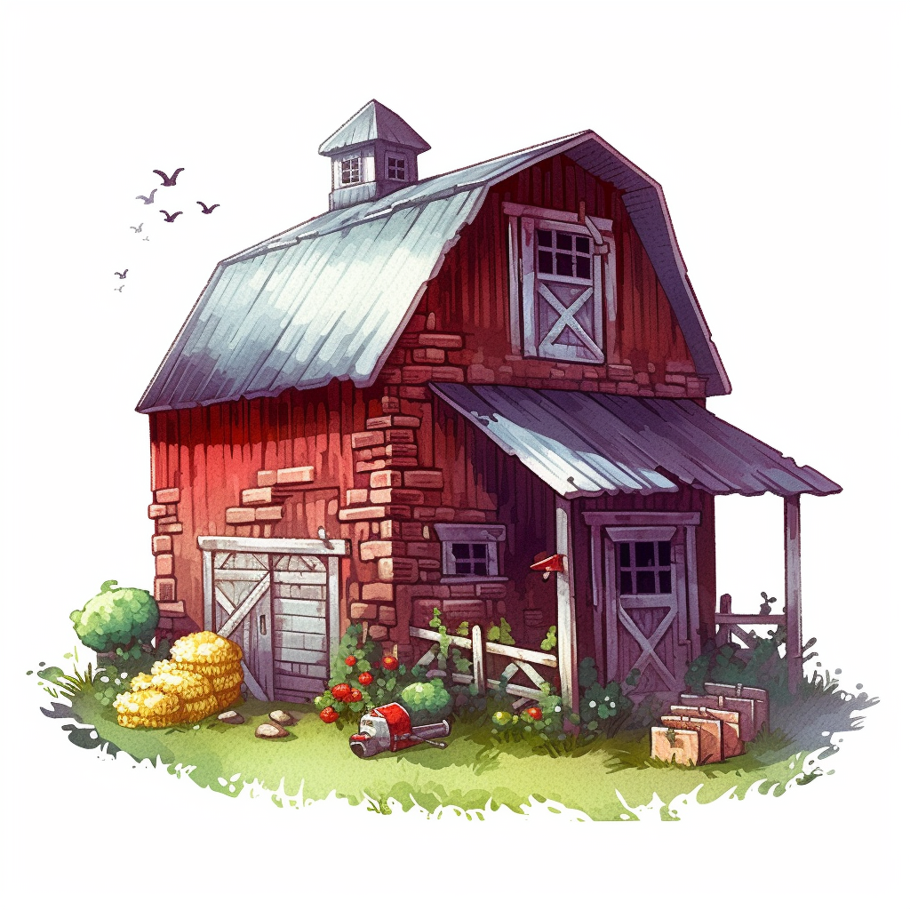 farm barn cliparts