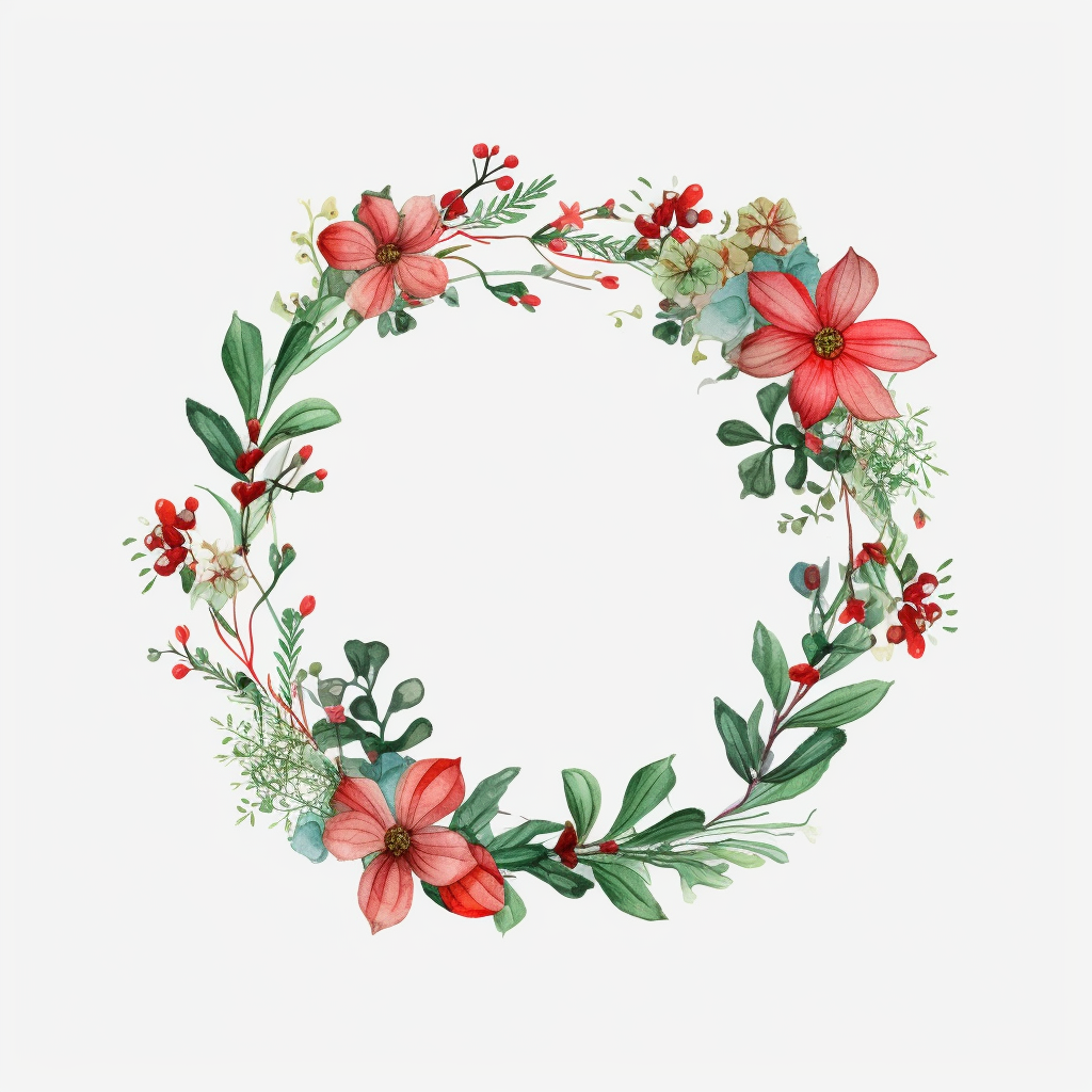 christmas circle cliparts