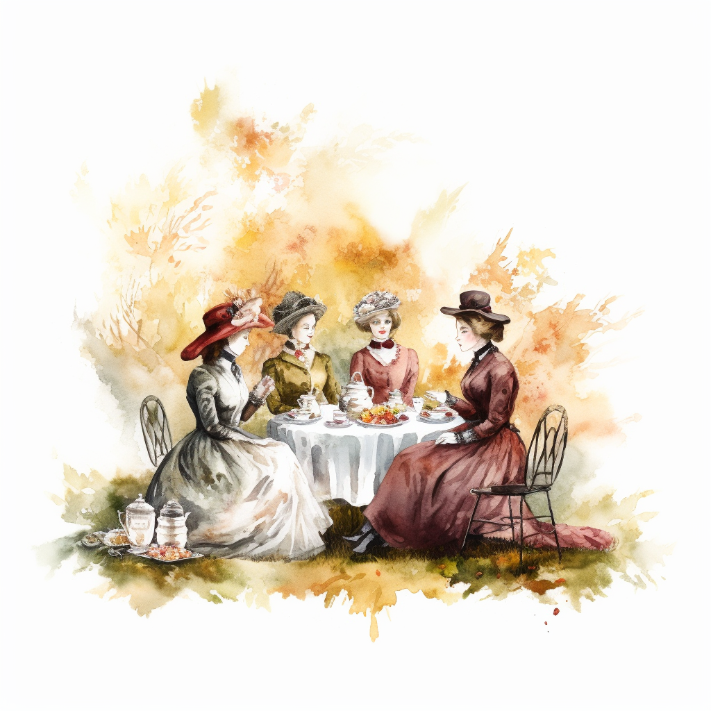 garden party cliparts
