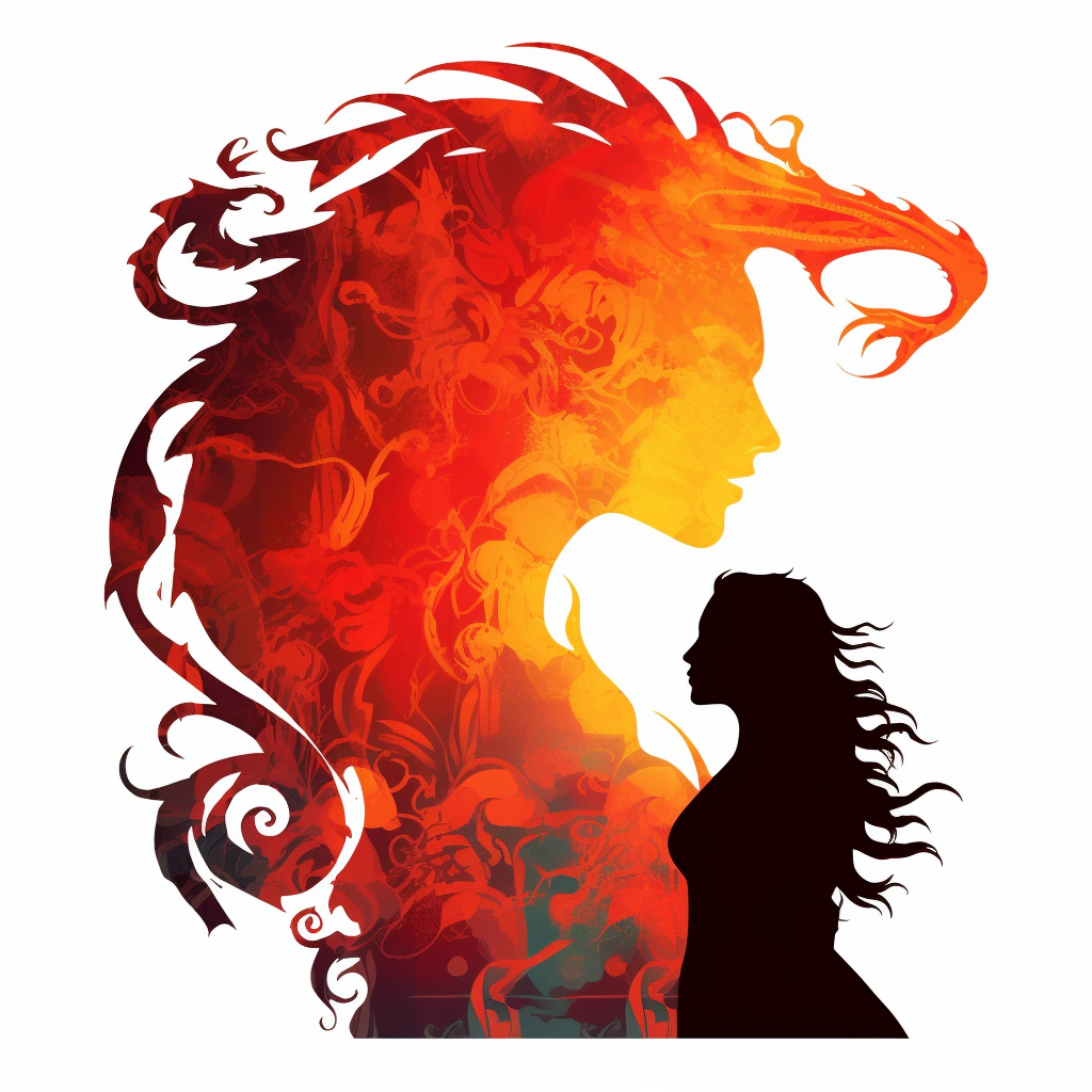 dragon silhouette cliparts