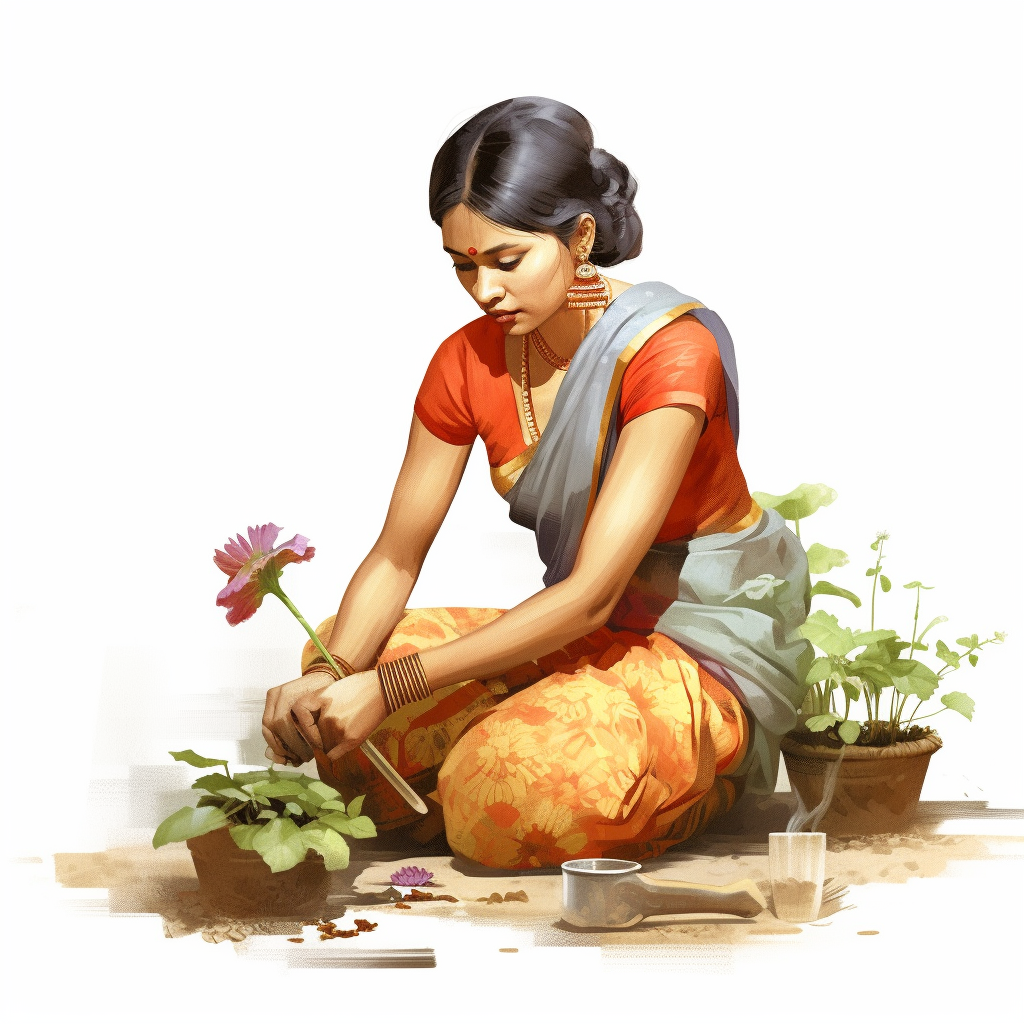 indian woman cliparts