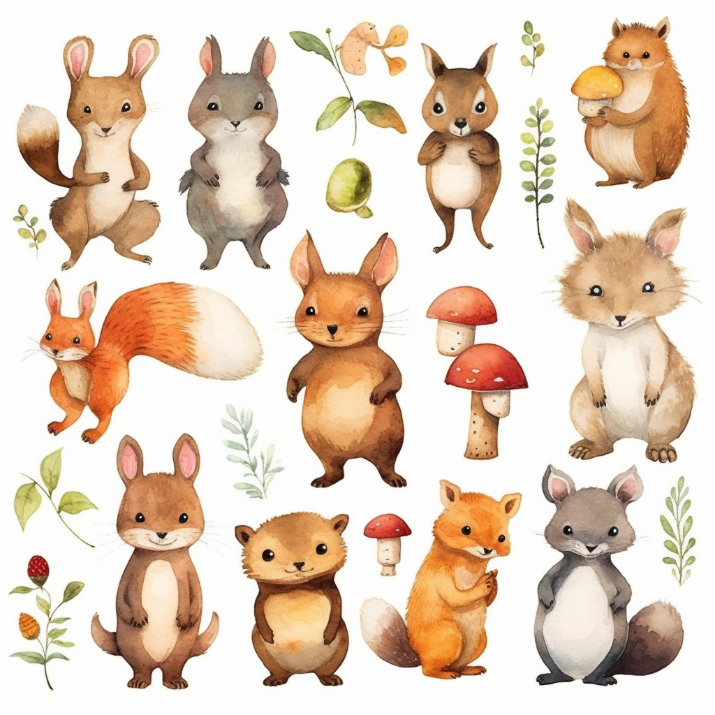 animated squirrel clipart