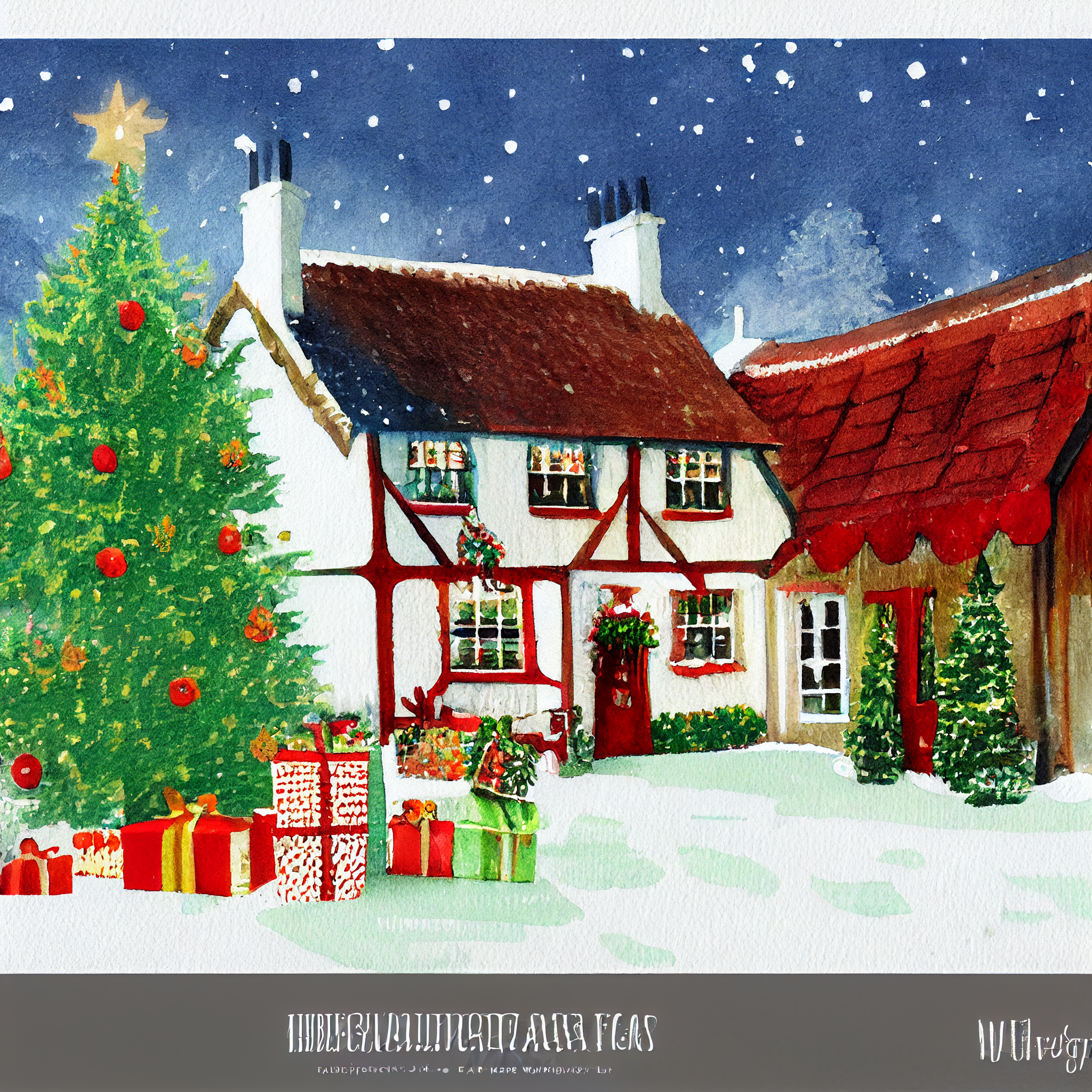 country christmas cliparts