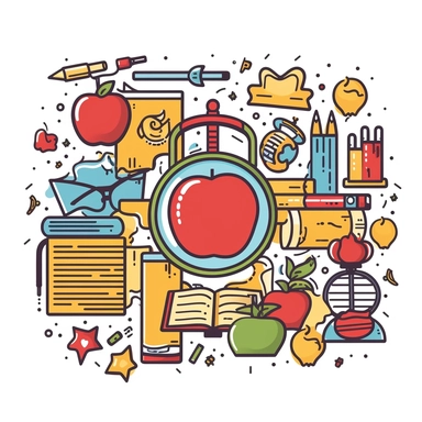 Education vector clip art