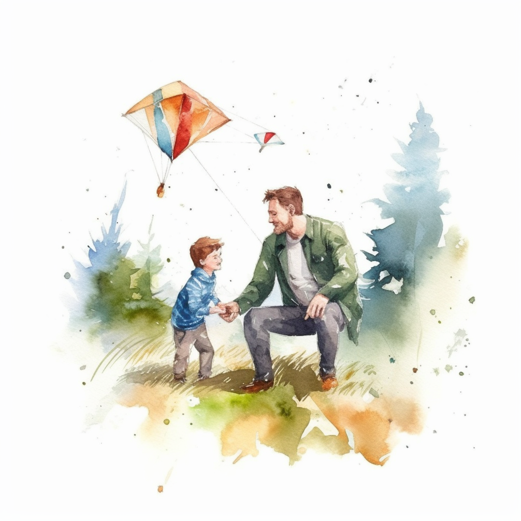 kite flying cliparts