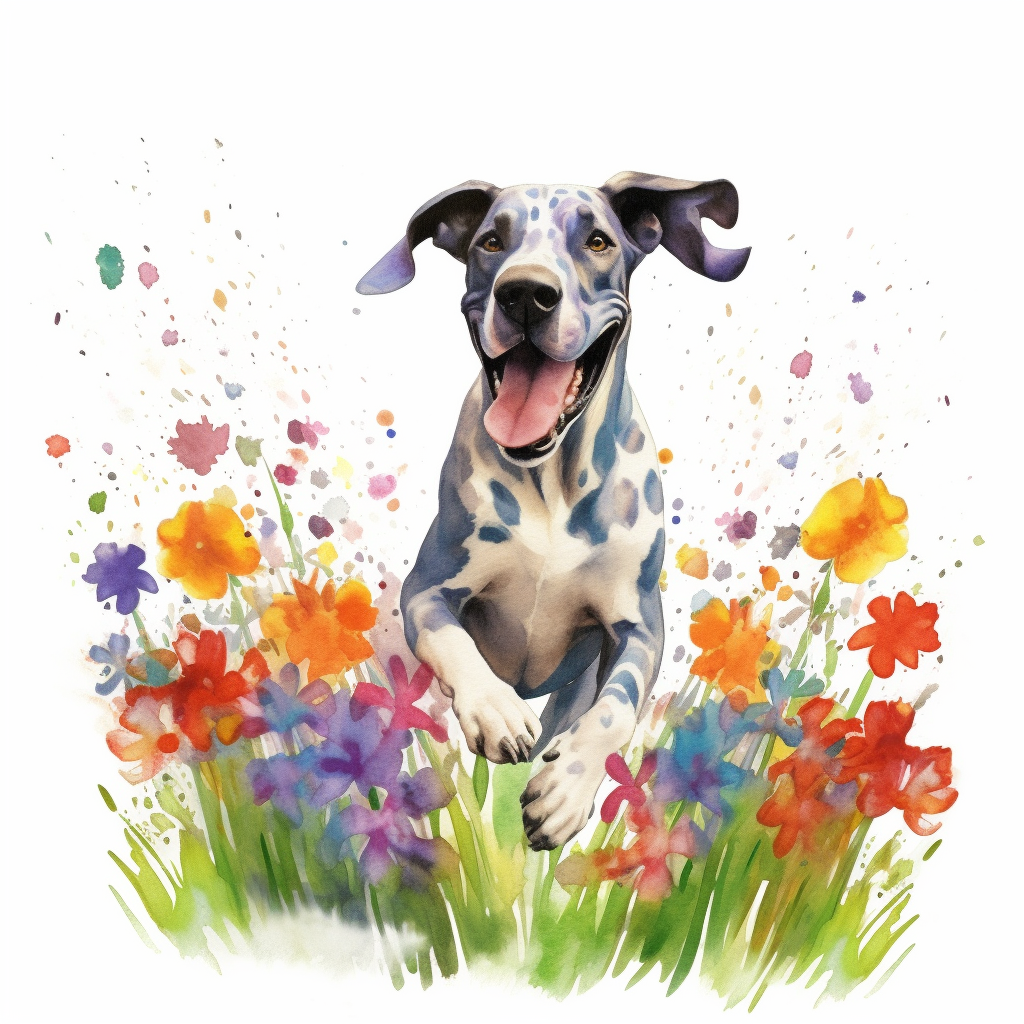 great dane clipart