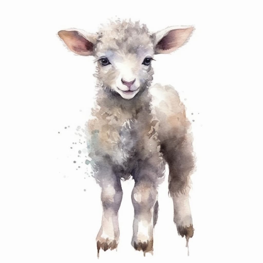 baby sheep cliparts