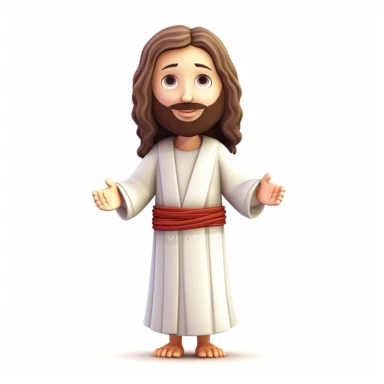 clipart of jesus christ christmas white background