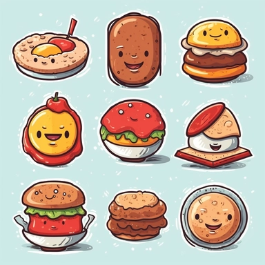 cute breakfast sausage clip art