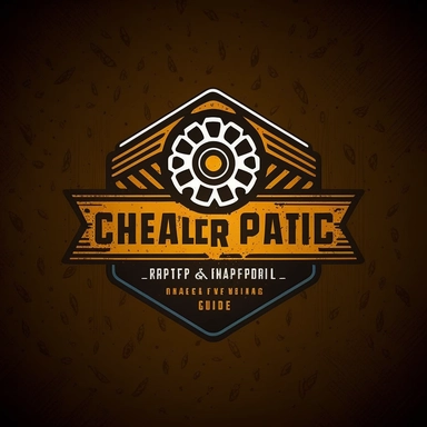 logo for auto repair business, simple design, clipart, car, garage, tire, clip art, minimalistic design, urban brand recognition, internationally recognizable, famous, high end marketing, 2 color vector image, simple yet memorable, positive impact, in the style of a tee-shirt logo