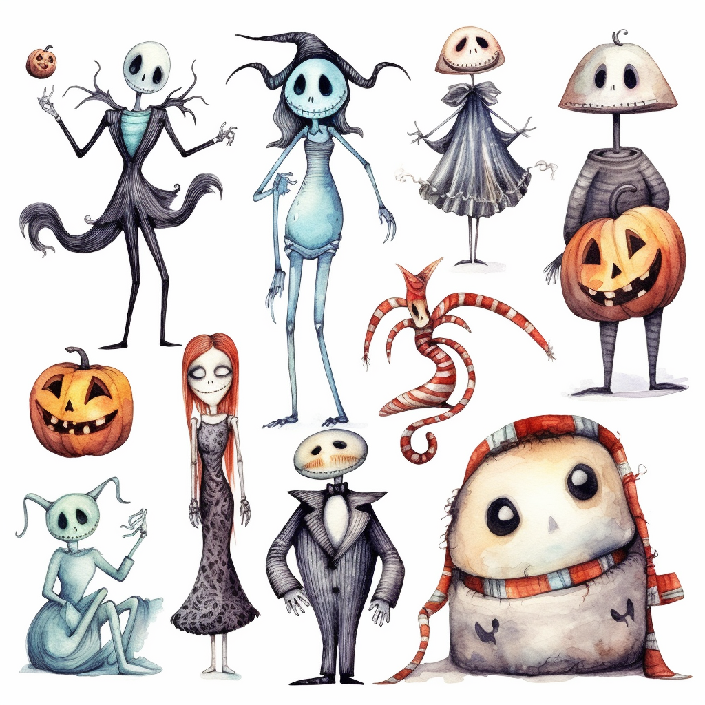 nightmare before christmas clipart