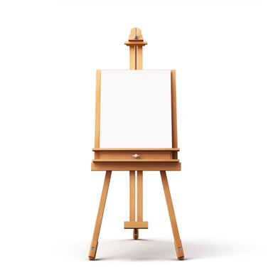 easel clipart on white background