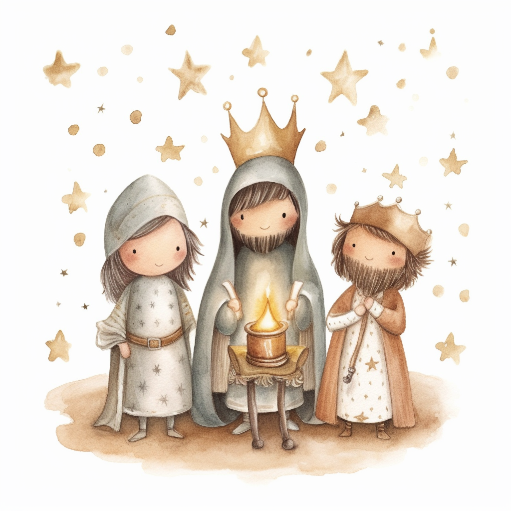 christmas nativity clipart