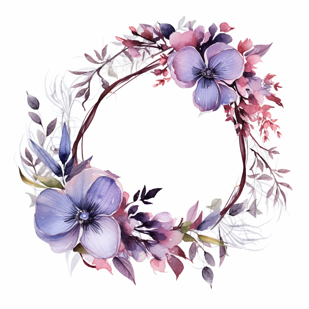 floral cliparts vintage