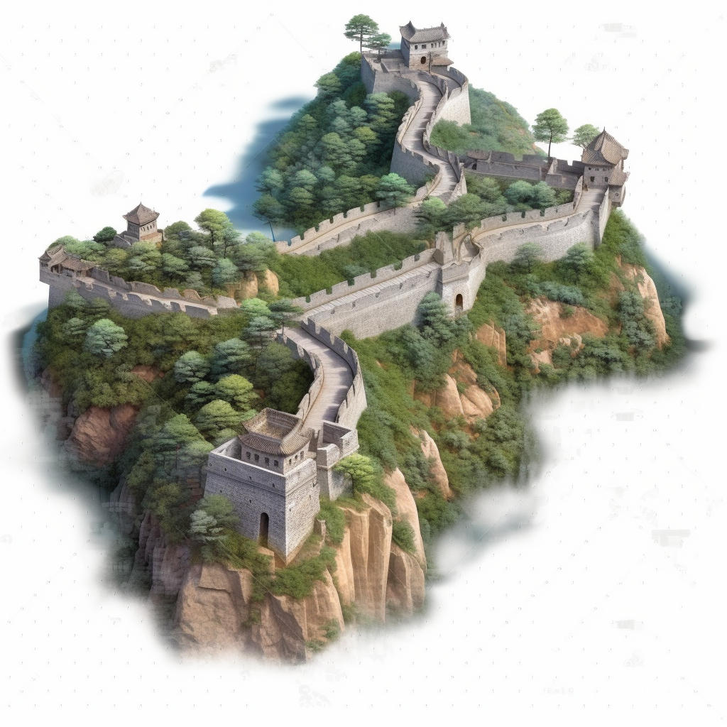 great wall of china clipart