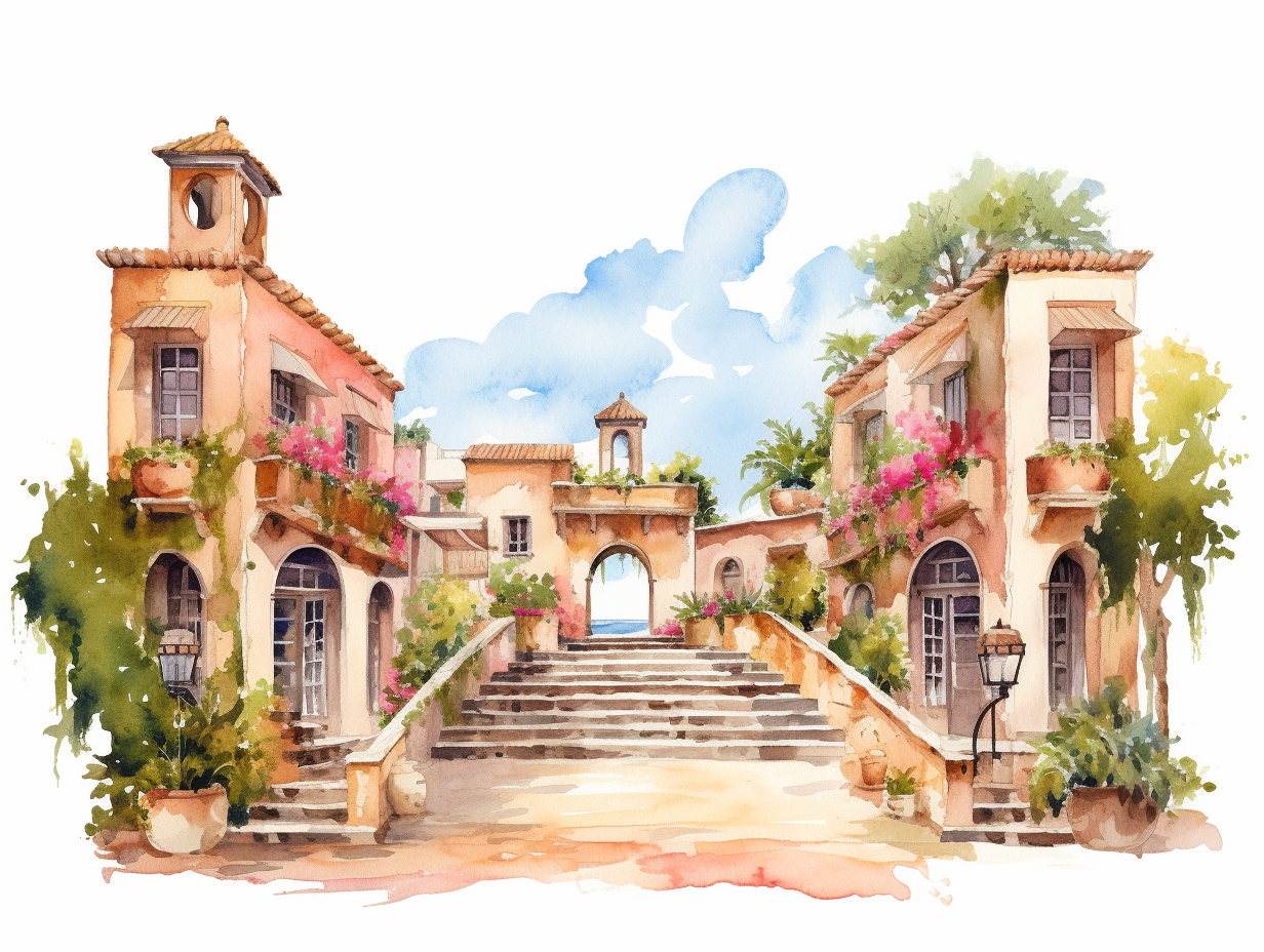 courtyard cliparts