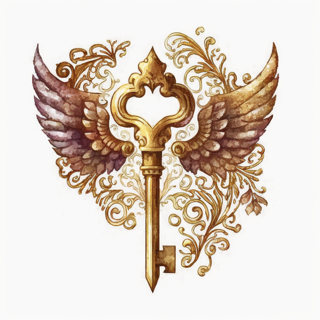 golden key cliparts