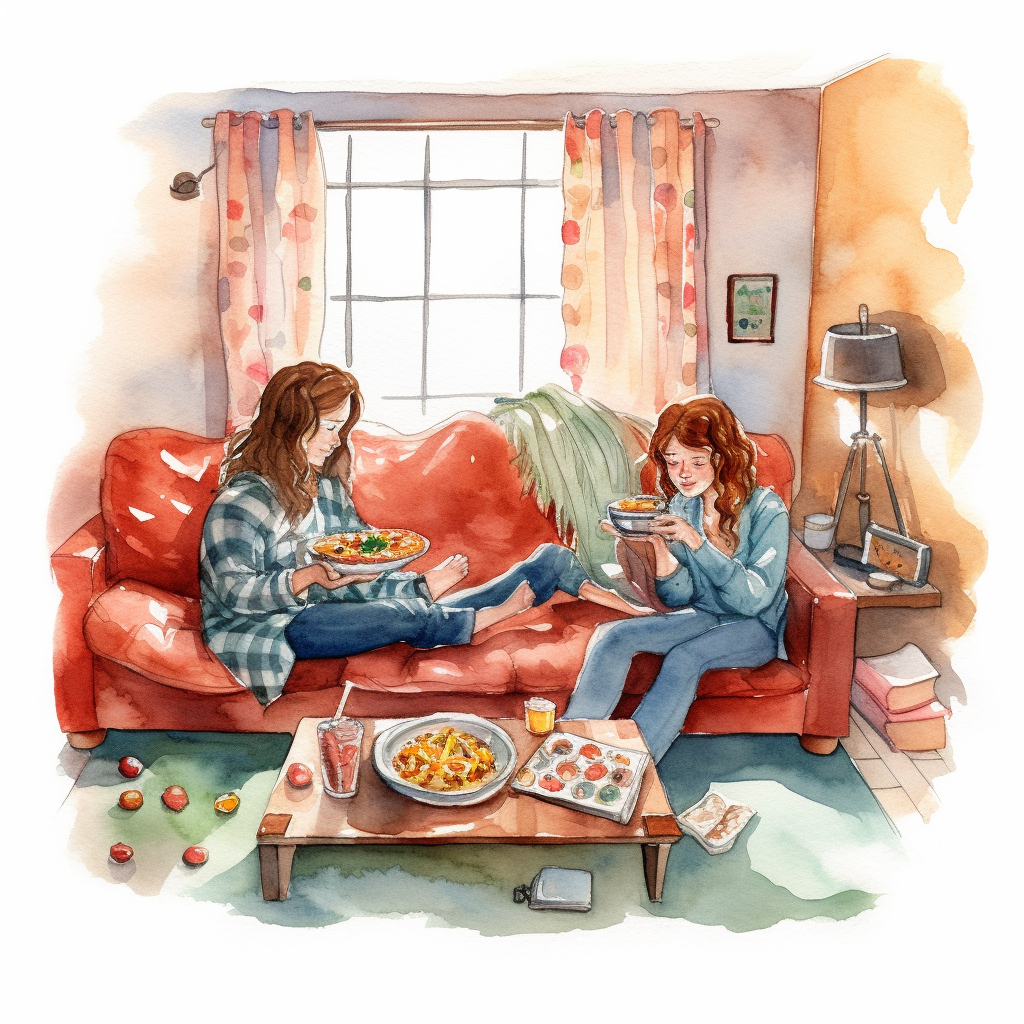 eating pizza cliparts