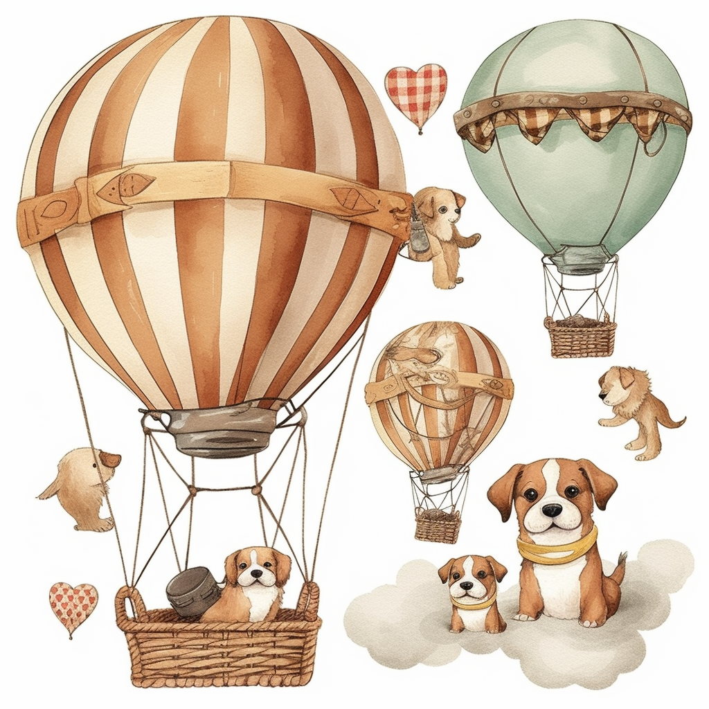 balloon dog cliparts