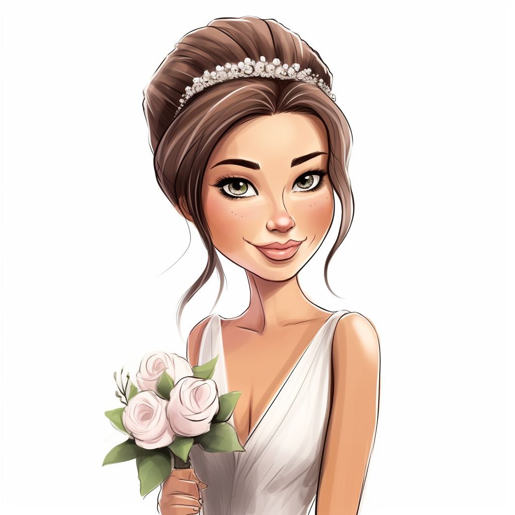 cartoon bride cliparts