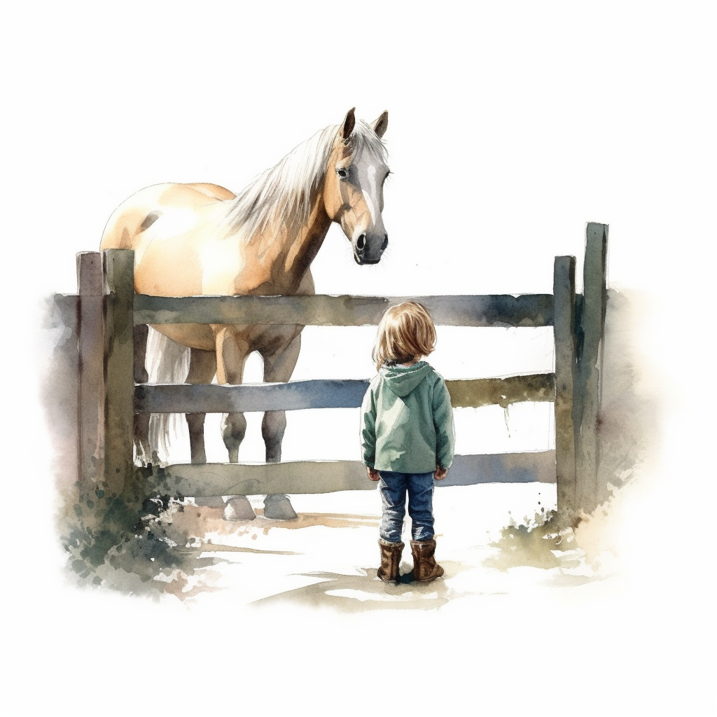 green horse cliparts