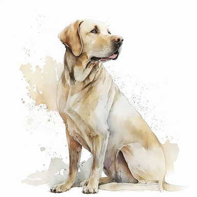 watercolor and pencil dog very handsome, very clean Line edges of the dog ,dog, full body sitting down next to a cat and smiling, and having fun on clean clear white background Clipart clean lines Sublimation, a full body of a beautiful dog, having fun, enjoying his time with the ultimate details clean lines a __ 1000 __ 8 : 10 __ v5