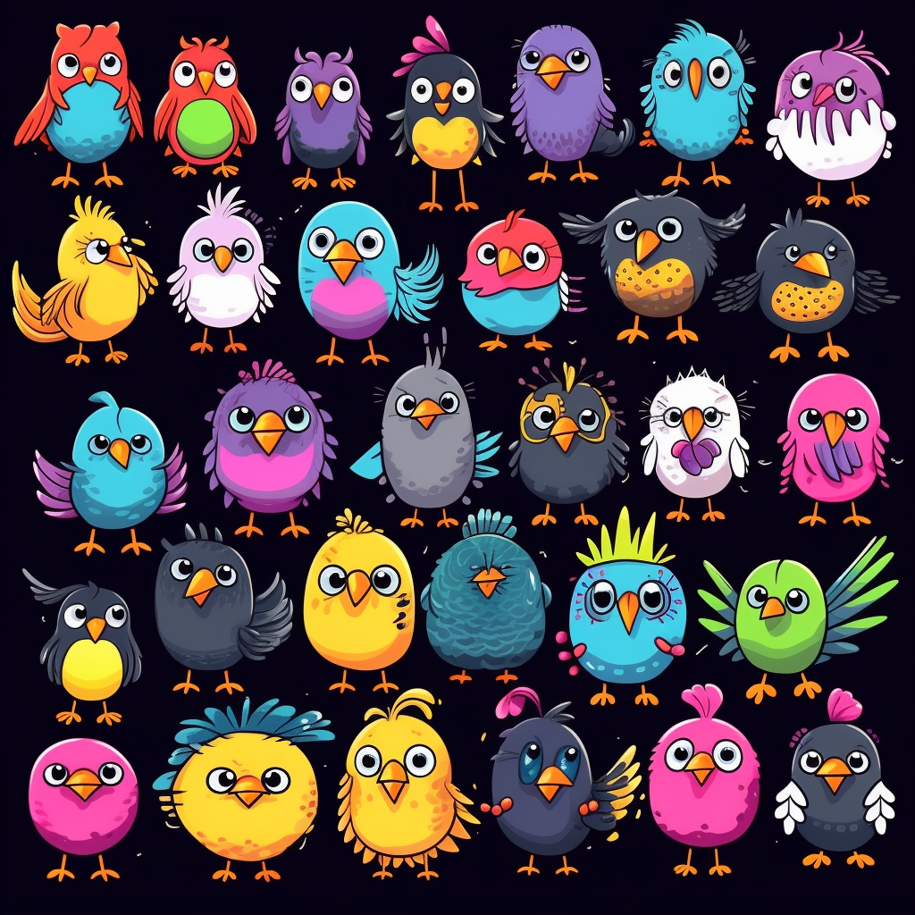 bird black cliparts