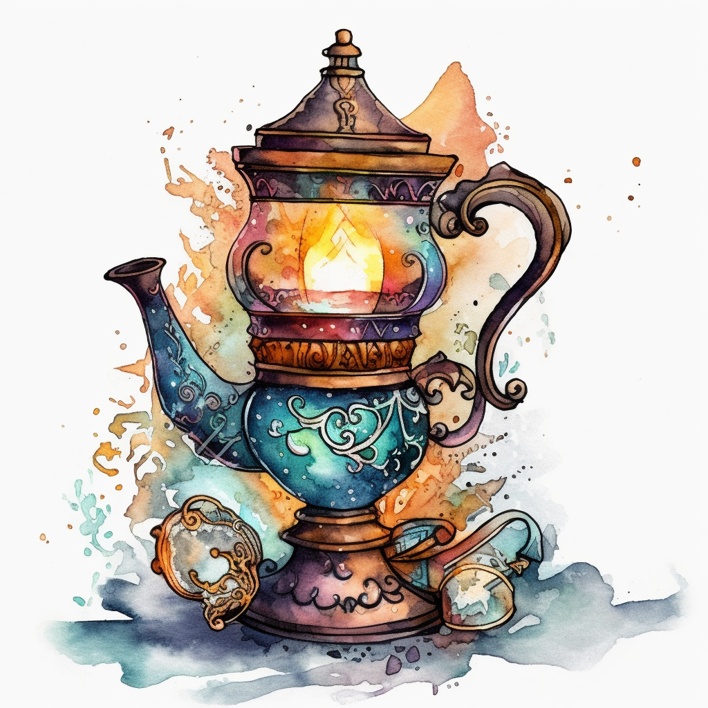 magic lamp cliparts