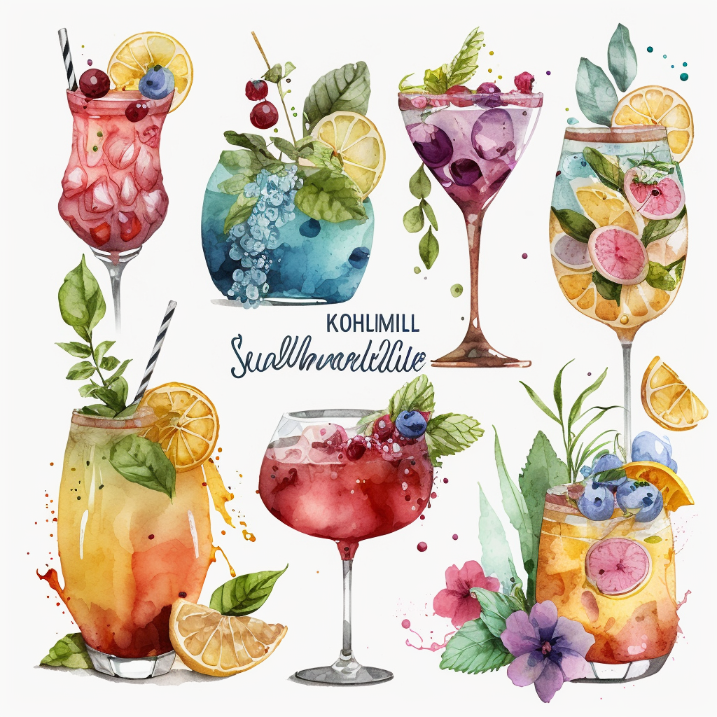 bar drinks cliparts