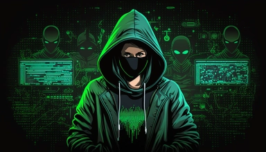  Unanoid with padlock shield Hacker wearing hoodie, in front of many hacked screens, neon green, code running on screens, dark environment, cryptic, Hacker, software, dark web, 4k, ultra realistic background, green and black, Cyber Laptop Login without password, key, padlock, with computer network, with neutral network details, clipart vector illustration style, dramatic lighting, deep color, soft colors, full view, 600dpi, no background no shadow in png