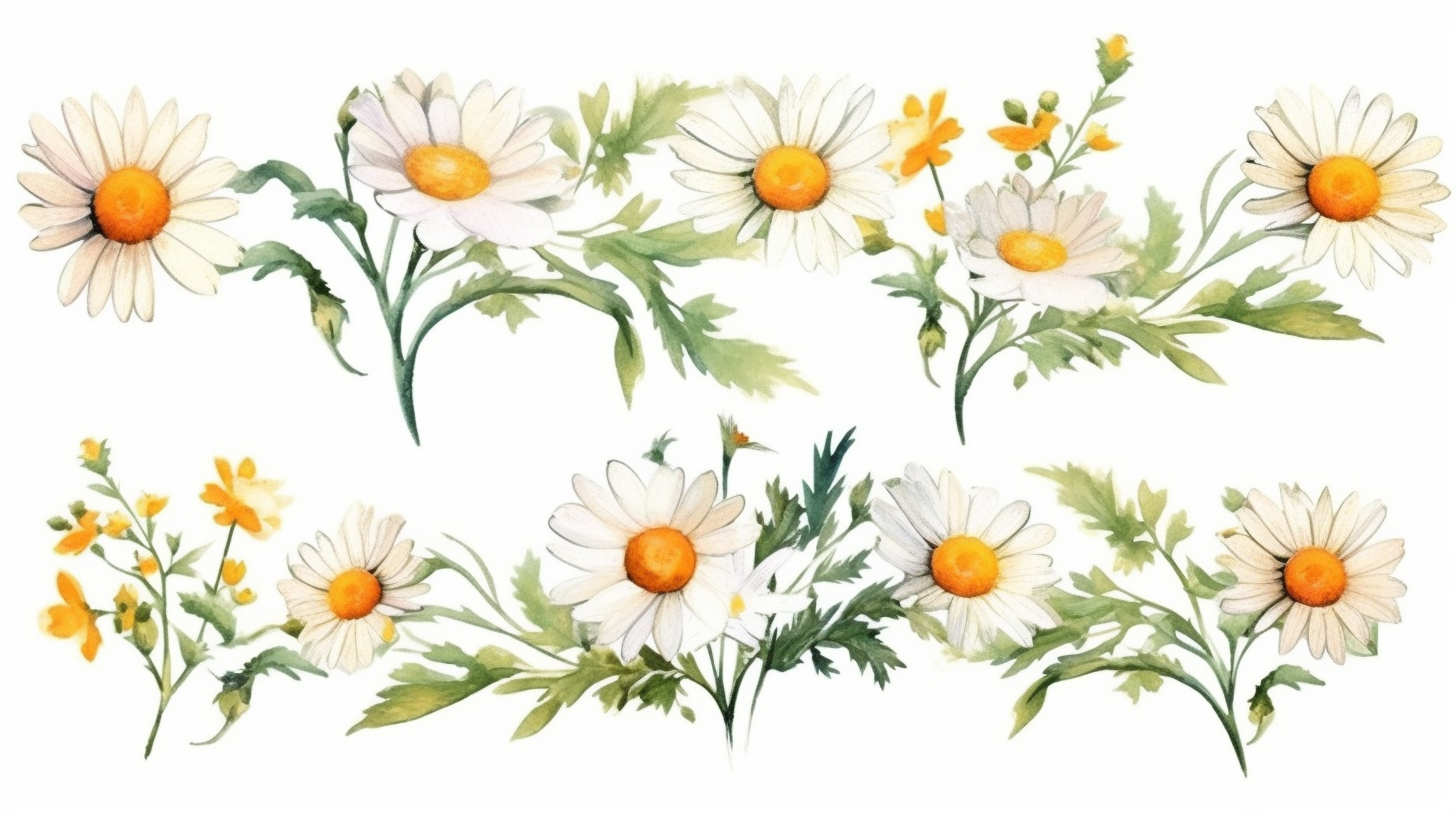 chamomile cliparts
