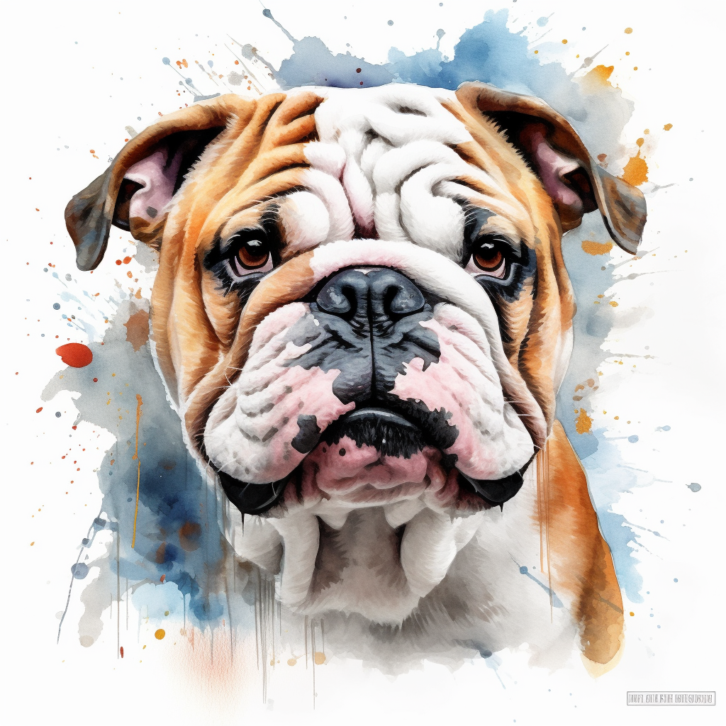 english bulldog cliparts