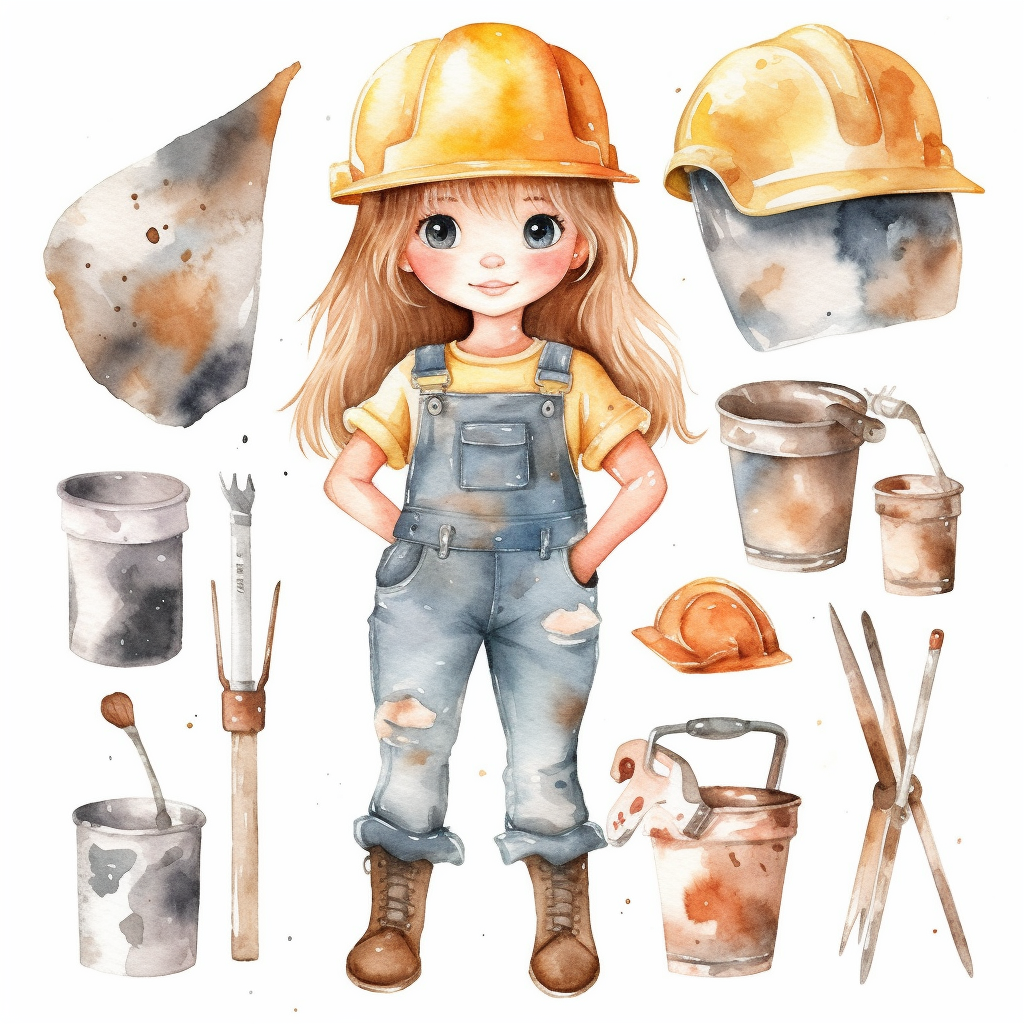 construction worker clipart