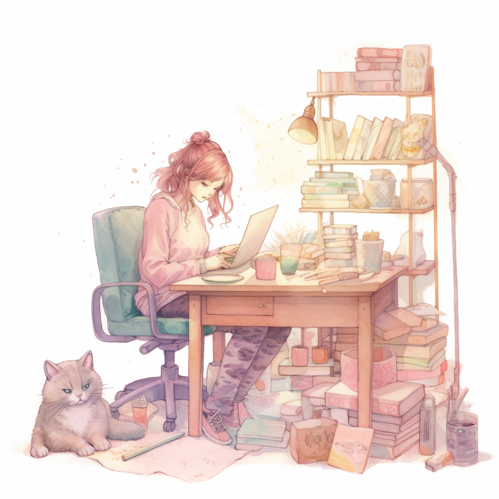 girl work cliparts