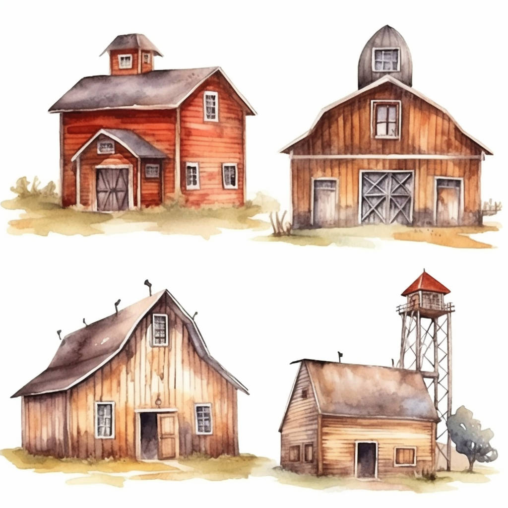 old barn cliparts