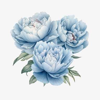 Watercolour realistic pastel blue peonies intricately realistically detailed pastel blue peonies, PNG image,transparent background ,ultra highly detailed, 18k, sharp focus, bright photo with vibrant colours, digitally enhanced,photographic, enhanced graphics, png format, straight, sharp focus, bright lighting, intricate detailed png image ,high definition,300dpi,graphic clipart,computer graphics