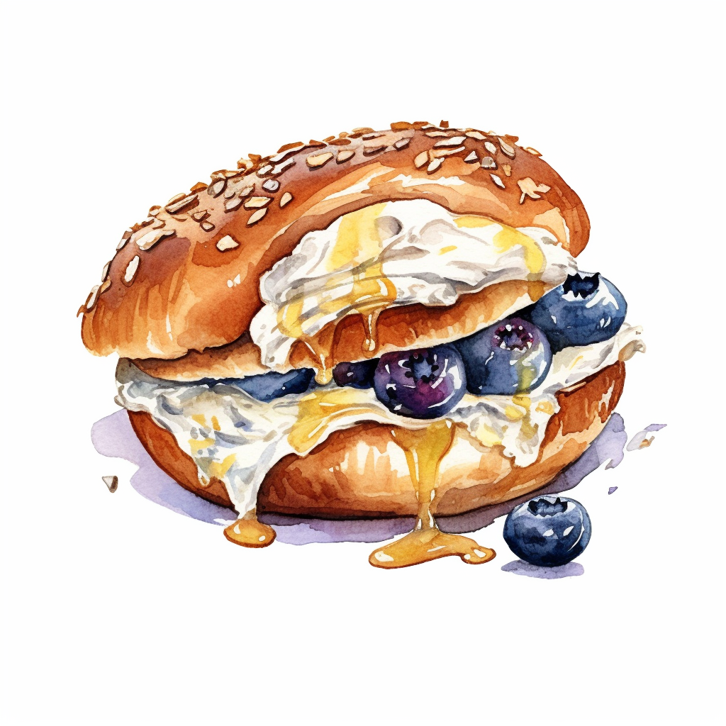 bagel cliparts