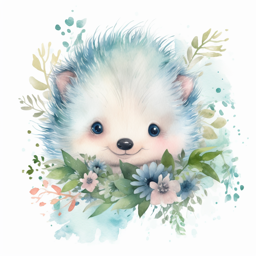 cute porcupine cliparts