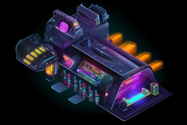 isometric game sprite, clipart, futuristic family spaceship concept, gaming asset, sci-fi, fun, creative, cartoon render, hyper-detailed, bright colors, black background, inspired by one random famous product designer, inspired by one random famous sci-fi movie, inspired by one famous architect, inspired by one random famous artist, inspired by one famous architect