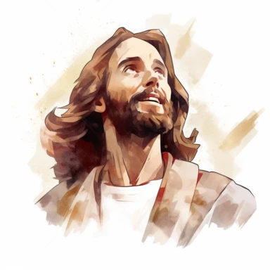clipart of jesus christ christmas white background