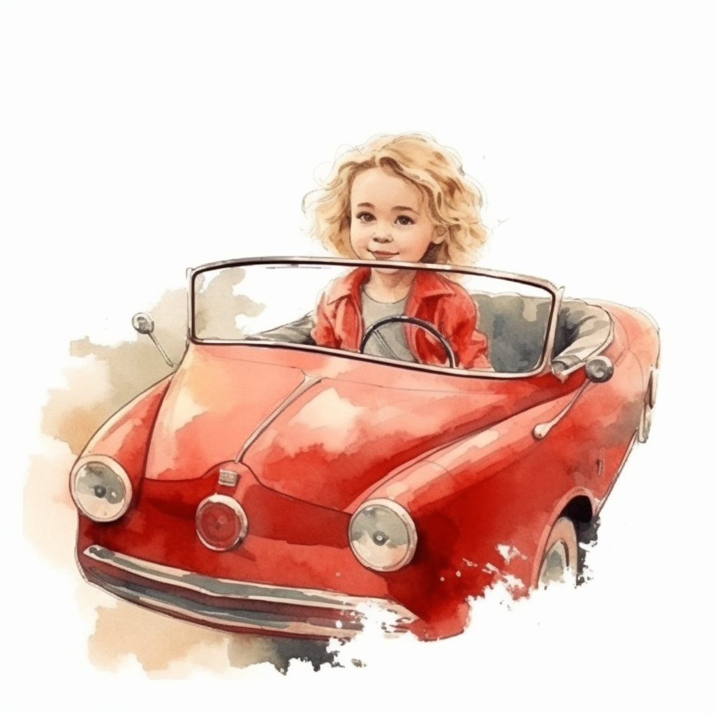 girl driving cliparts