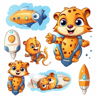 Vector Rocket the Racing Cheetah Graphics sticker 3D set, Clipart ,Emotion Happiness or joy ,Emotion Friendliness or confidence ,EmotionDelight or cheerfulness ,Emotion Infatuation or romantic love ,Emotion Laughter or humor ,Emotion Sadness or sorrow ,Emotion Anger or frustration ,Emotion Coolness or confidence ,Emotion Fun or enjoyment ,EmotionShock or surprise