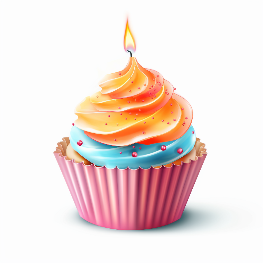 birthday cupcake clipart
